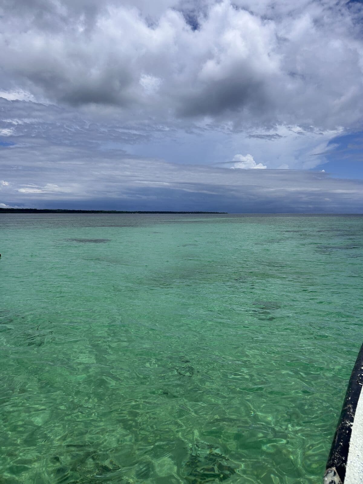 Clouds gathering over the Caribbean Sea in Bocas del Toro